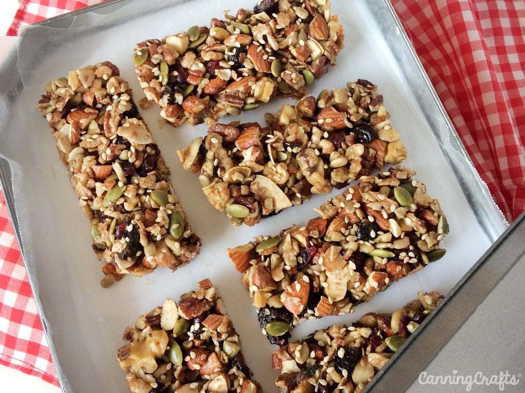 Fruit & Nut Bar with Maple Syrup Recipe | CanningCrafts.com