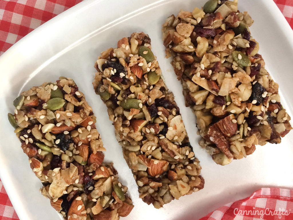 Fruit & Nut Bar with Maple Syrup Recipe | CanningCrafts.com
