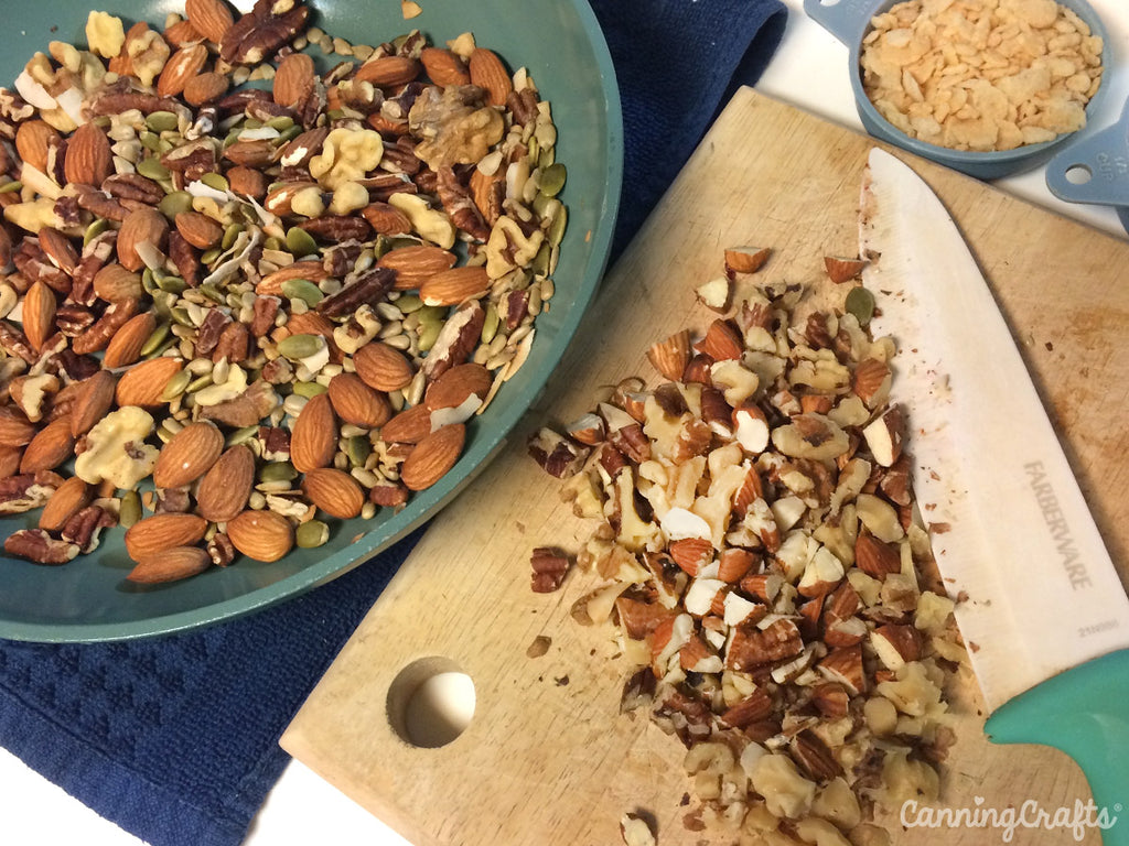 Chopped Nuts for Fruit & Nut Bar Recipe | CanningCrafts.com