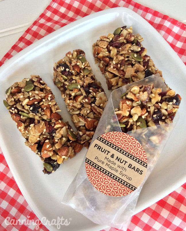 Fruit & Nut Bar with Maple Syrup Recipe | CanningCrafts.com