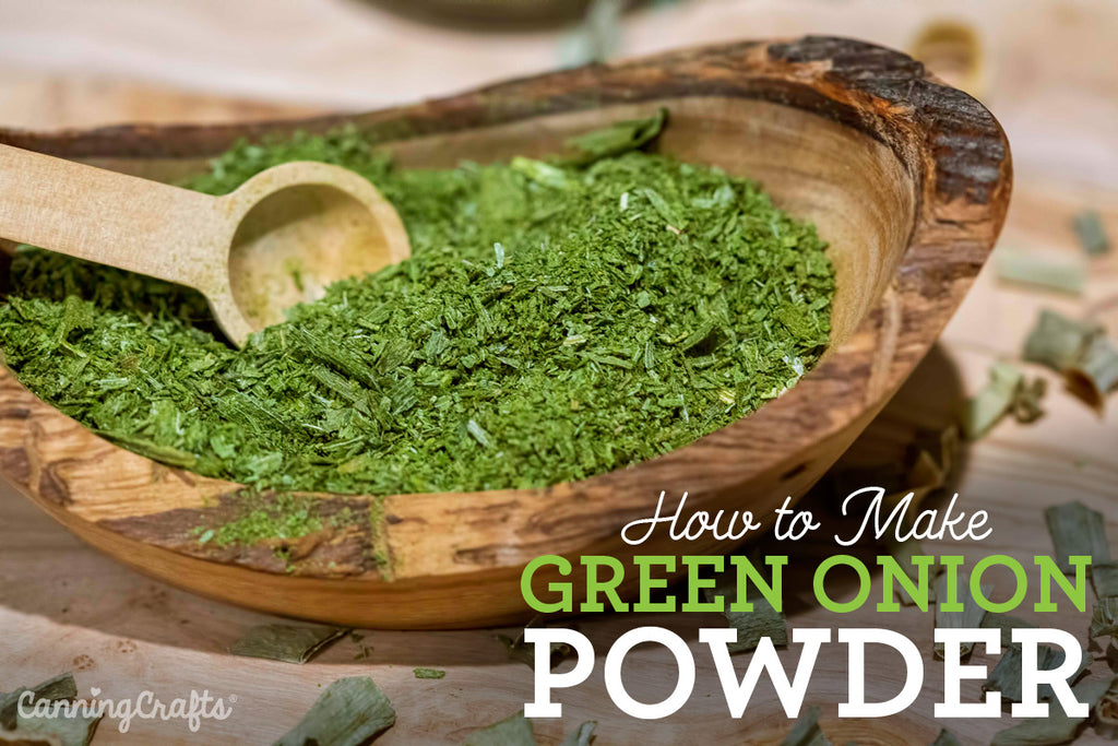 How to Make Green Onion Powder | CanningCrafts.com