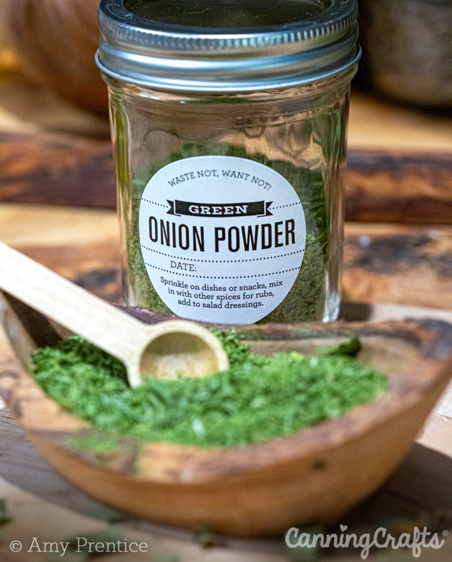 Green Onion Powder | CanningCrafts.com