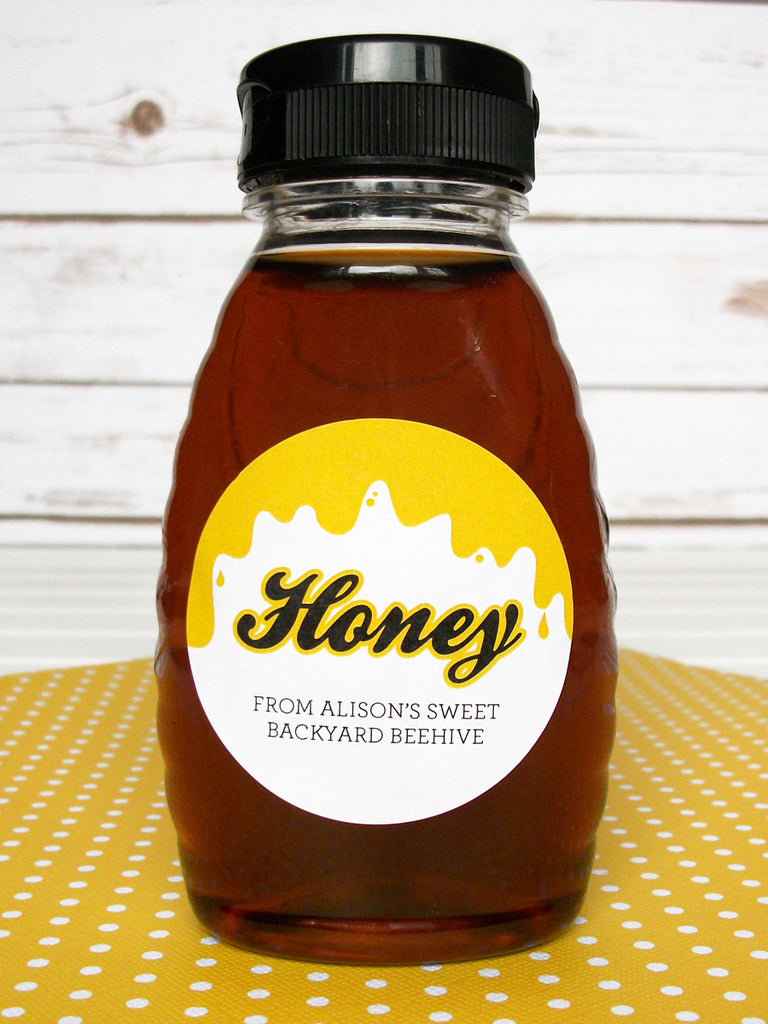 Liquid Gold Custom Honey Bottle Labels | CanningCrafts.com