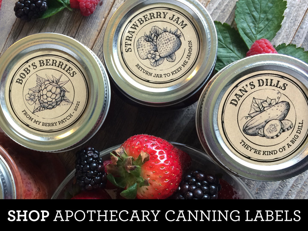 Shop the Apothecary Canning Label Collection on CanningCrafts.com