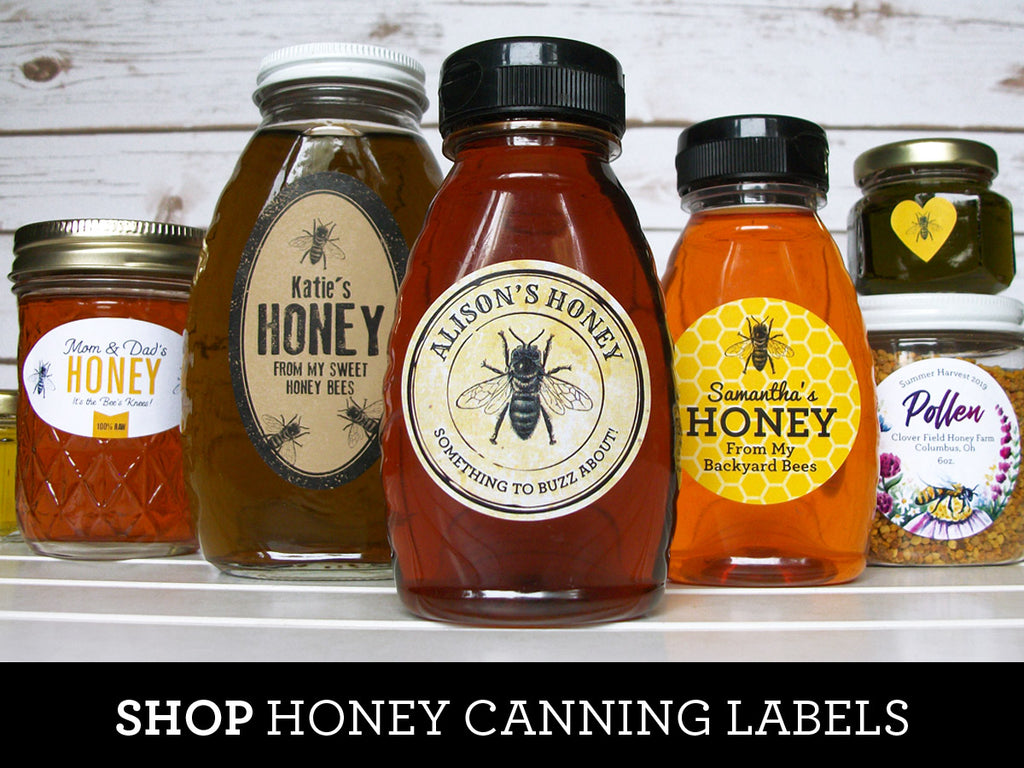 Shop for Custom Honey Labels on CanningCrafts.com