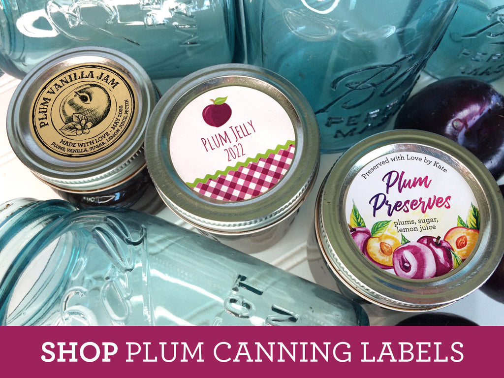 Shop for Plum Canning Labels on CanningCrafts.com