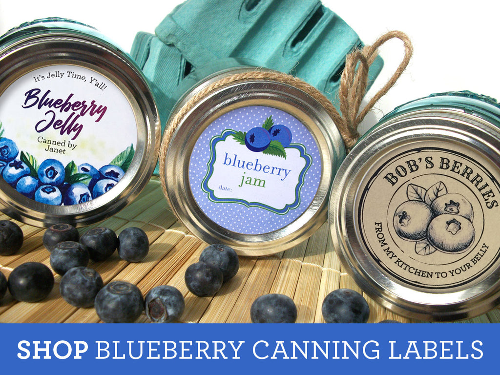 Shop for Blueberry Canning Labels on CanningCrafts.com
