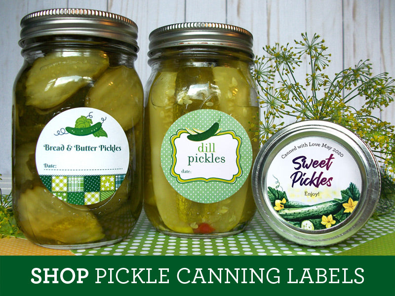 Shop for Pickle Canning Labels on CanningCrafts.com