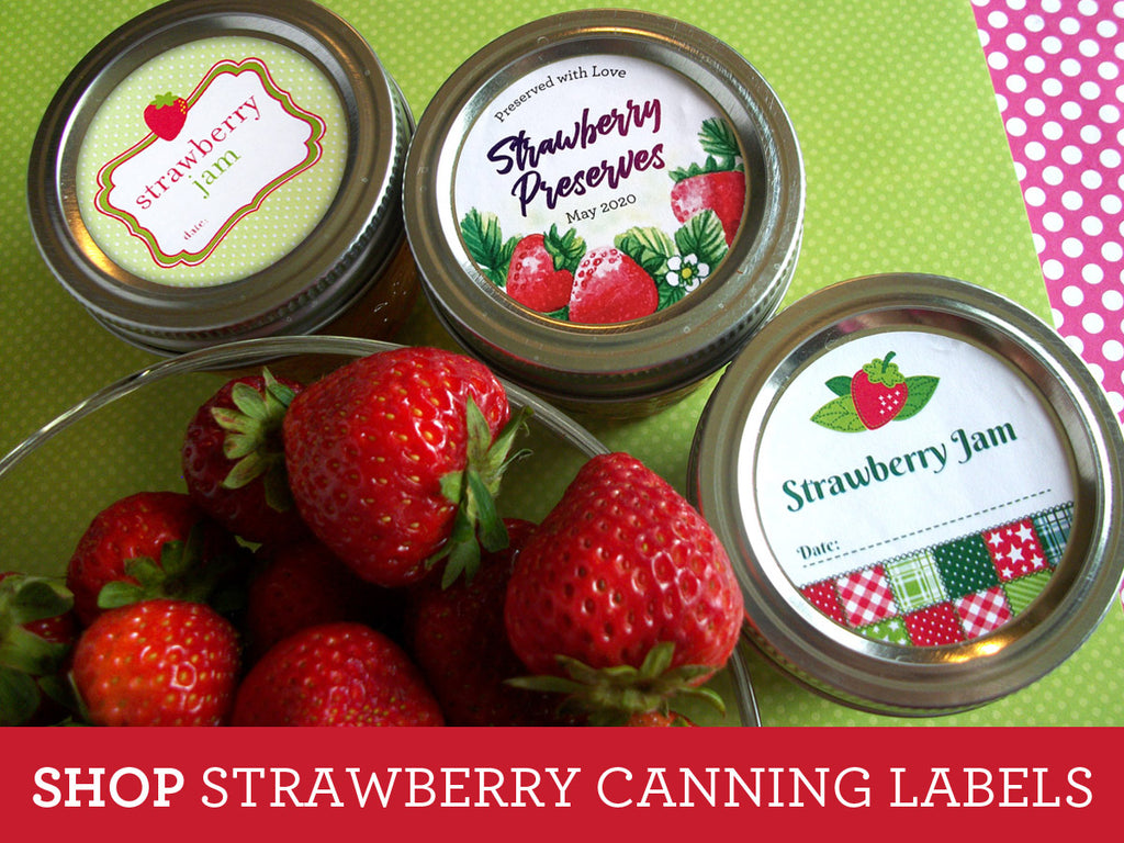 Shop for Strawberry Canning Labels | CanningCrafts.com