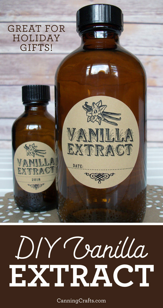 DIY homemade vanilla extract recipe | CanningCrafts.com