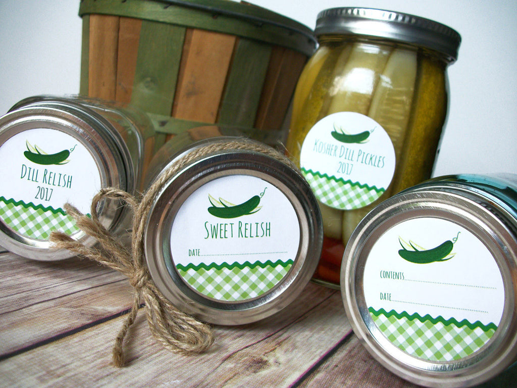 pickle canning labels