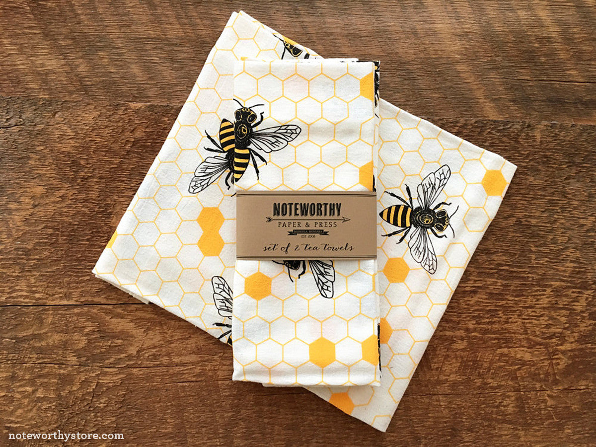 Bee-utiful Bees Dish Towel 