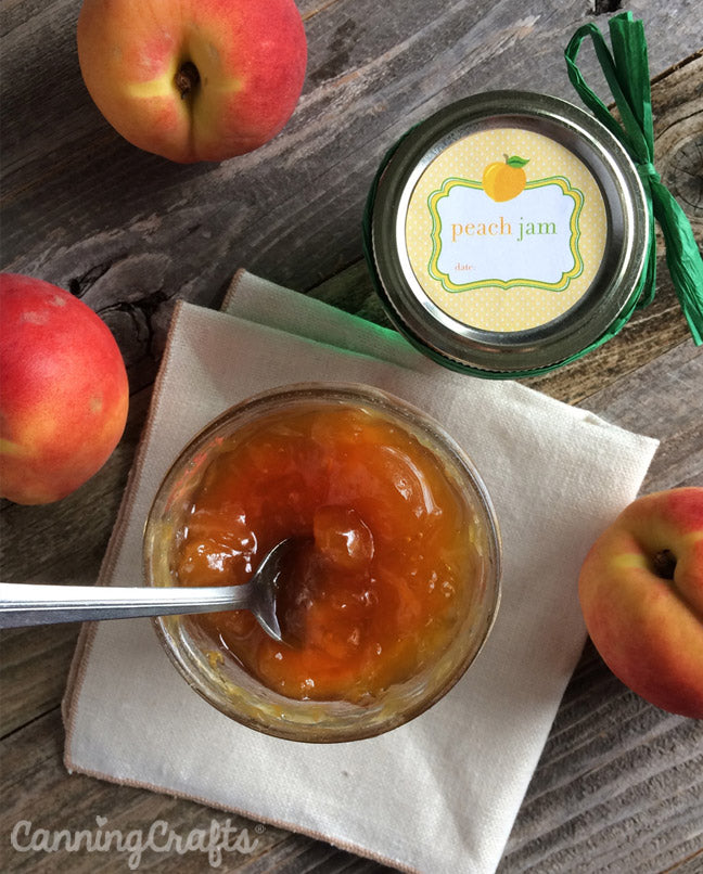 Peach Jam Canning Recipes | CanningCrafts.com