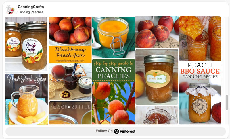 Peach Canning Recipes on Pinterest