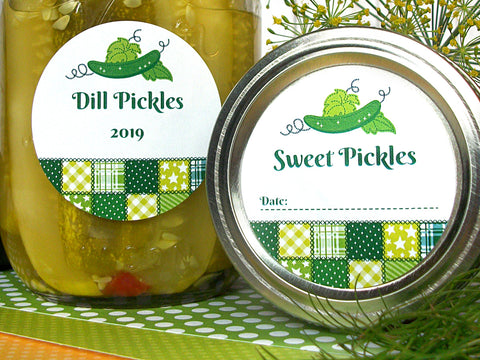 free printable pickle jar labels