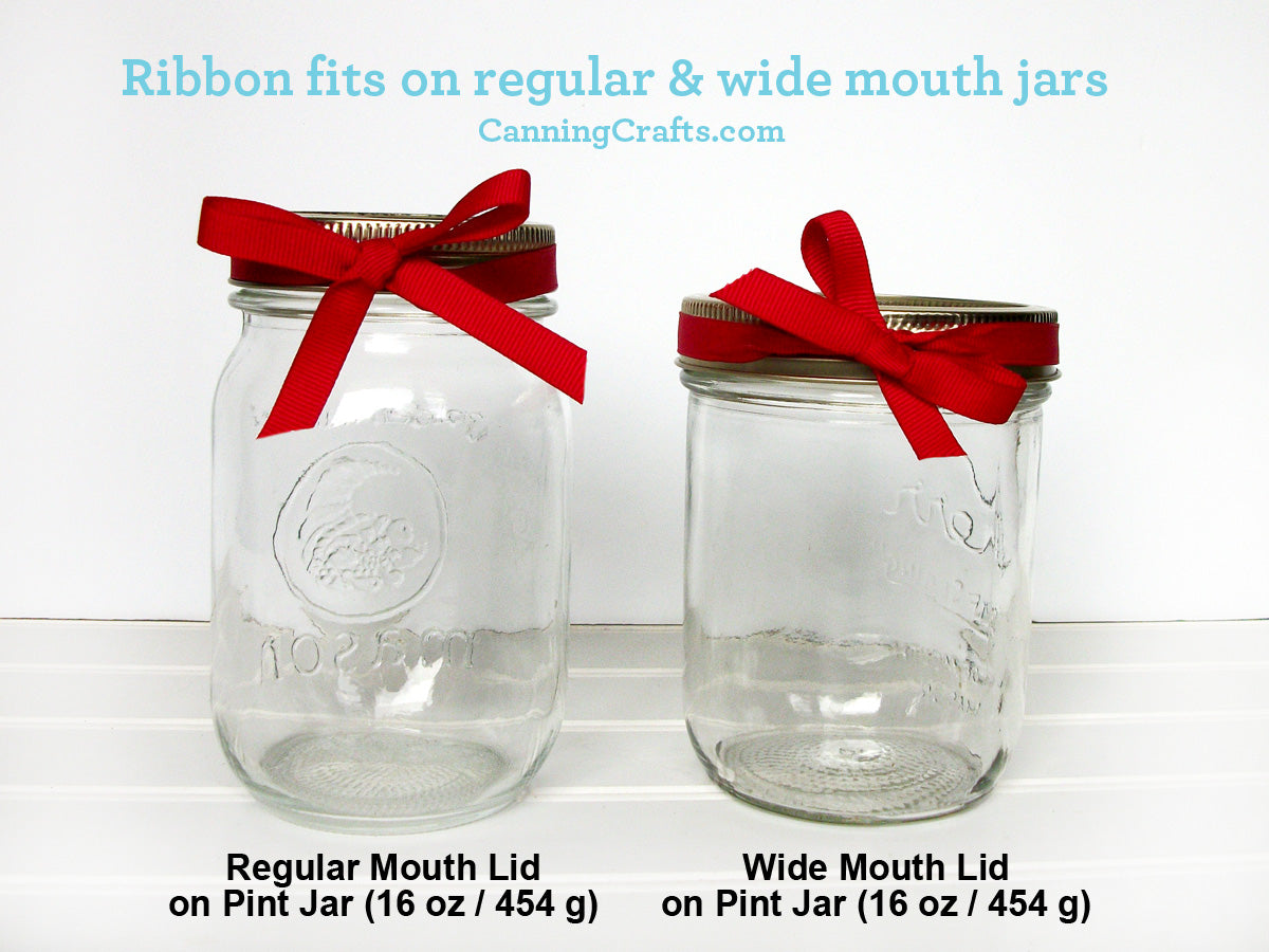 12 Grosgrain Ribbons 10 Color Options For Mason Jar Gifts Favors Canningcrafts