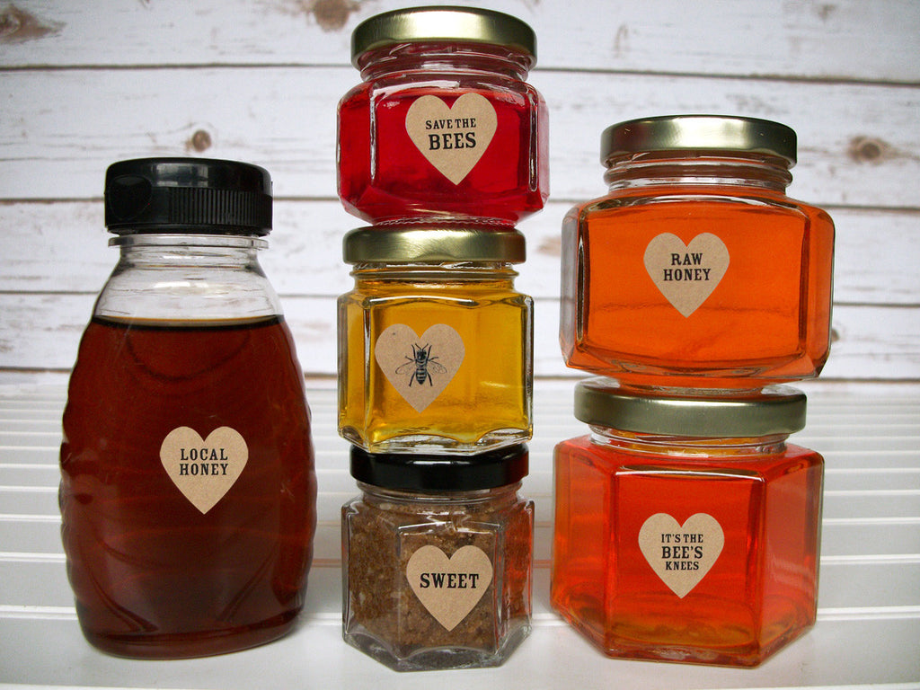 Custom honey bottle labels for backyard beekeepers | CanningCrafts.com