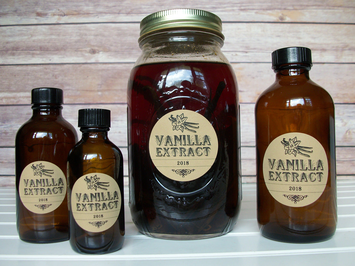 labels for homemade vanilla extract