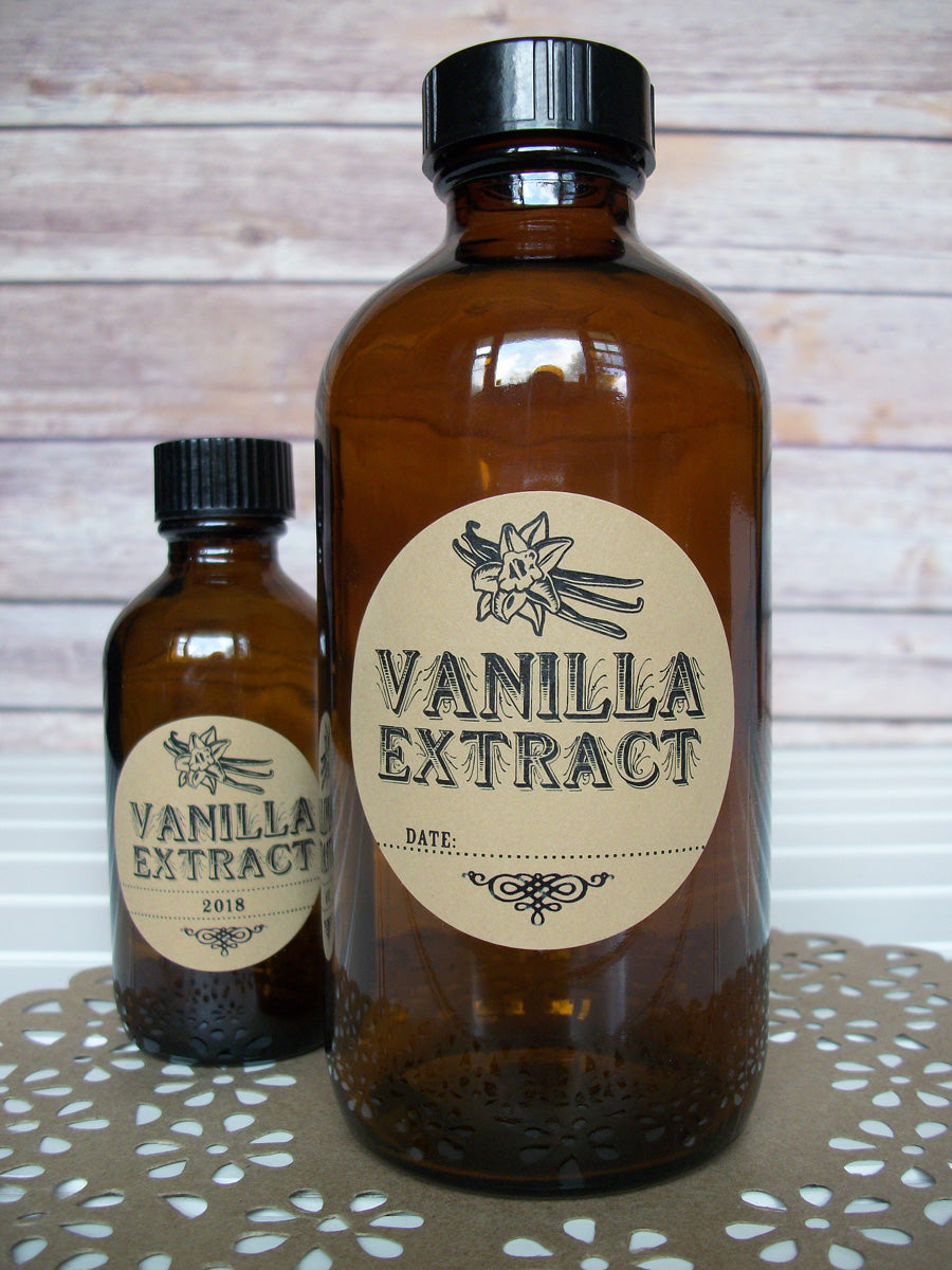 labels for homemade vanilla extract