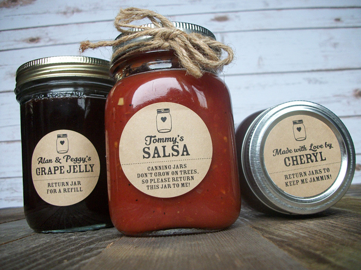 Mason Jar Label Ideas