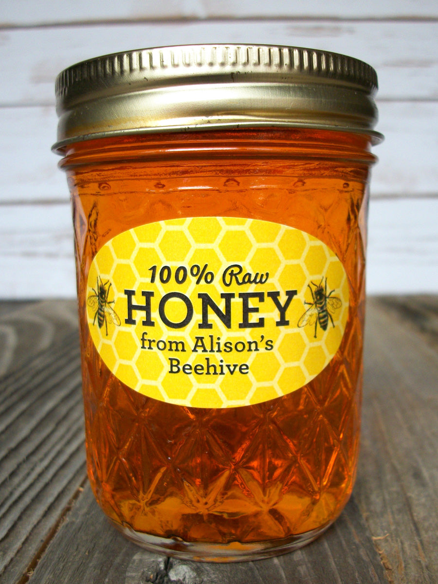 custom-yellow-honey-bee-jar-labels-make-great-gifts-for-beekeepers