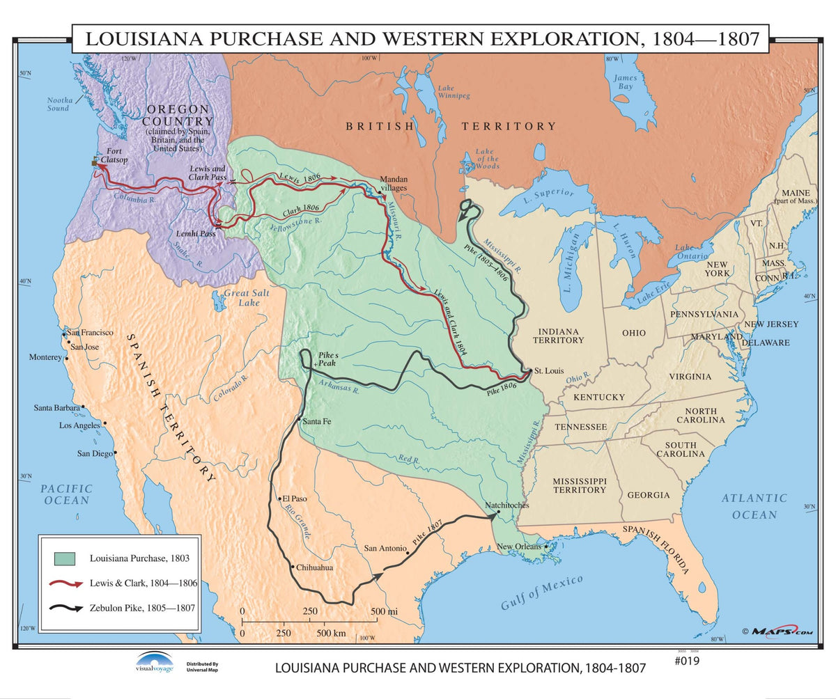 #019 Louisiana Purchase & Western Exploration, 1804-1807