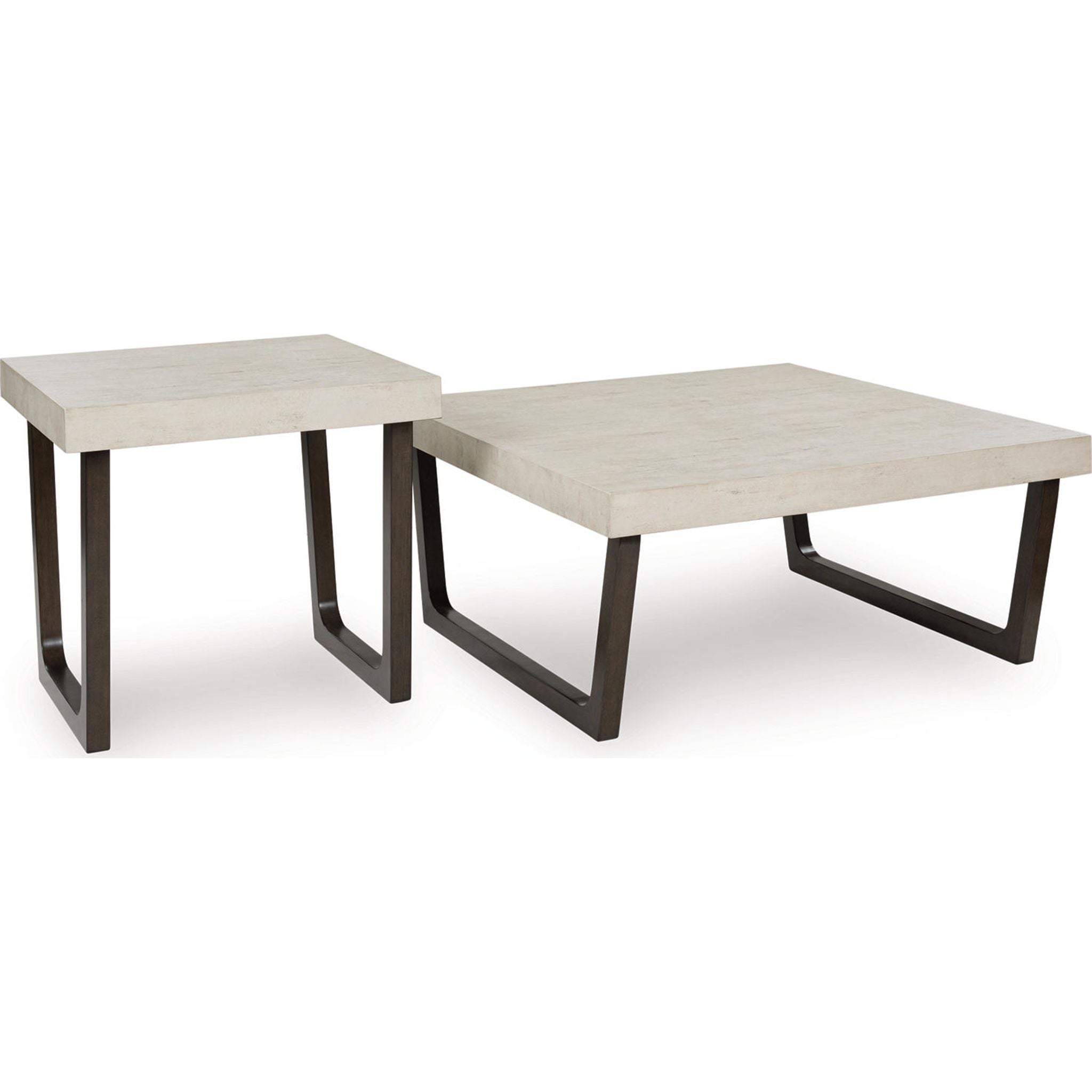 Westenfort Espresso/Gray 2-Pack Tables