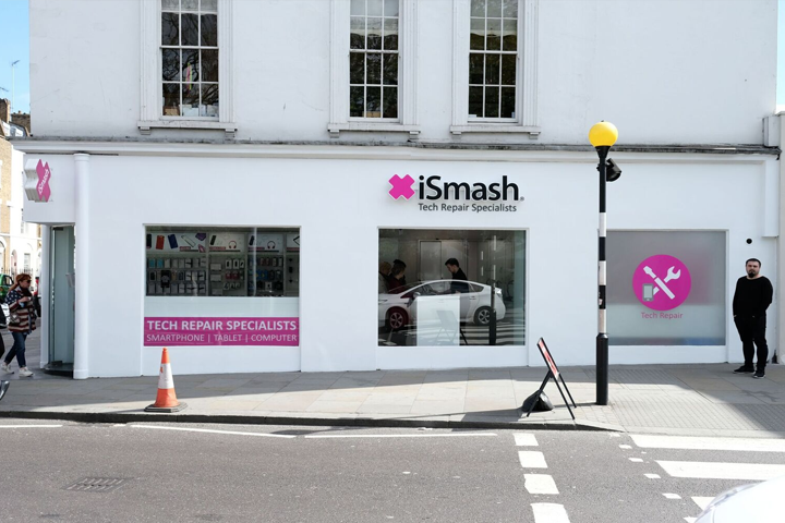 External view of our iSmash repair store on King's Road in Chelsea