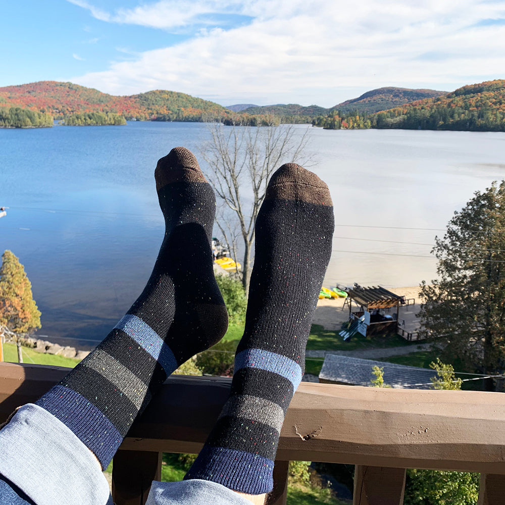 Holiday Special, Wool Socks, Pine Tree (Beige)