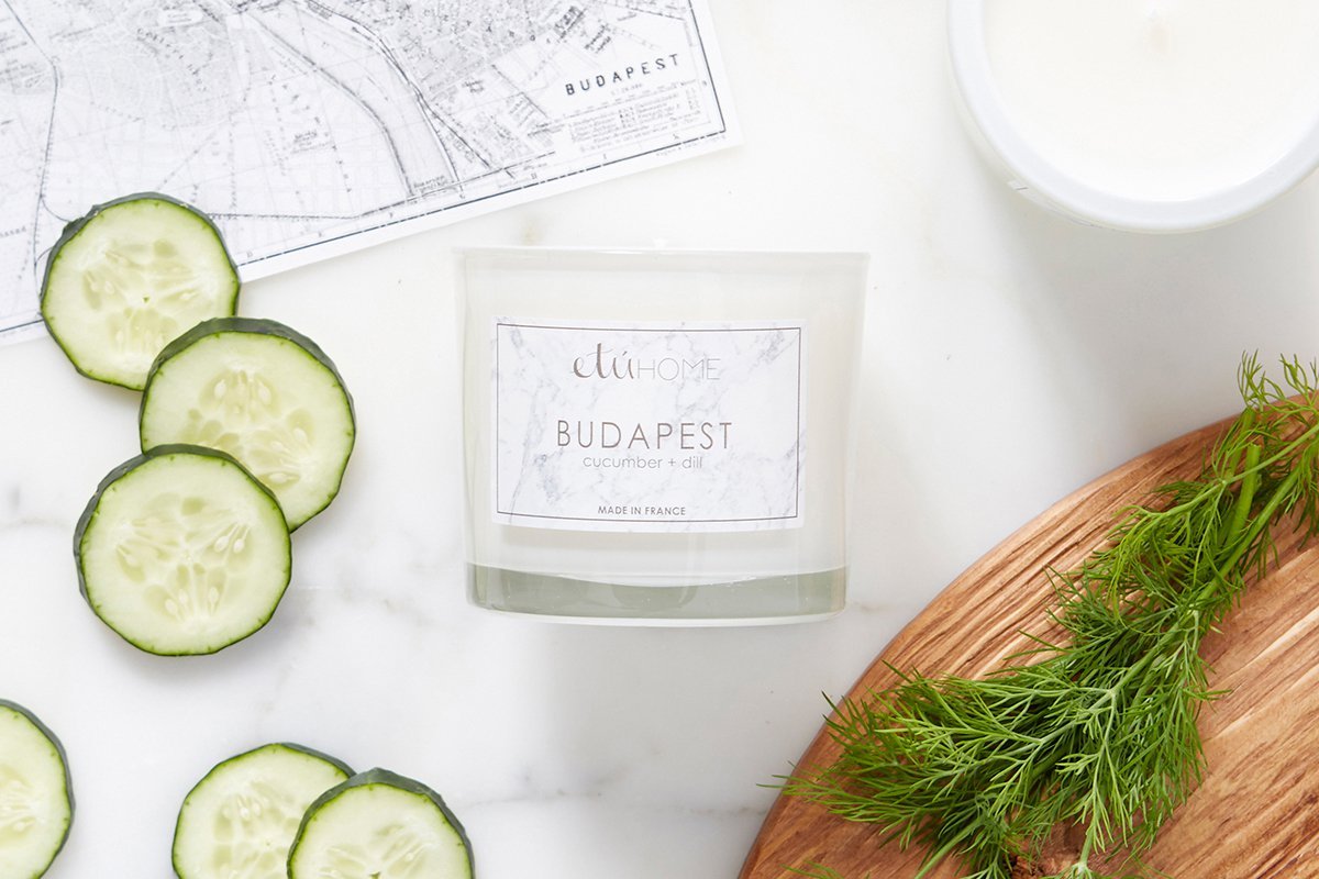 Budapest Cucumber and Dill Candle - etuHome product image