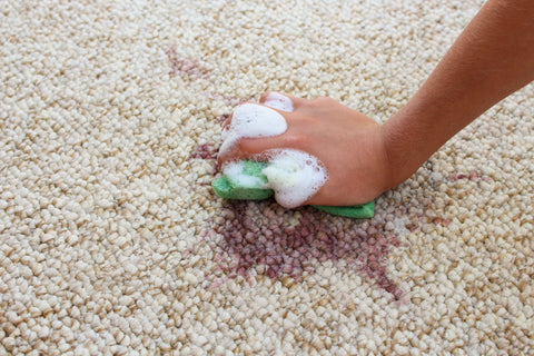 how to clean carpet without a machine using carpet stain remover
