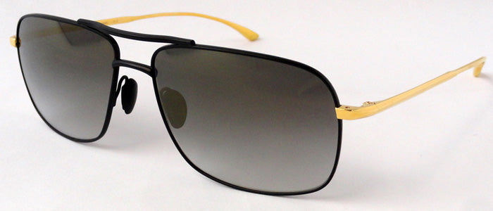 Masunaga 9004 SG Sunglasses Black Gold