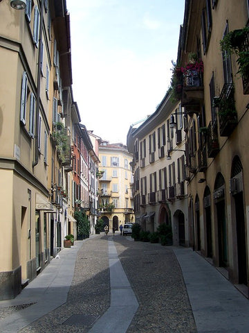 Brera District in Milan, Italy. Image source: Wikipedia