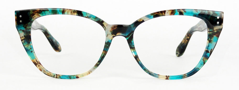 Born In Brooklyn - Sunset Park - Blue Green Collage - Eyeglasses