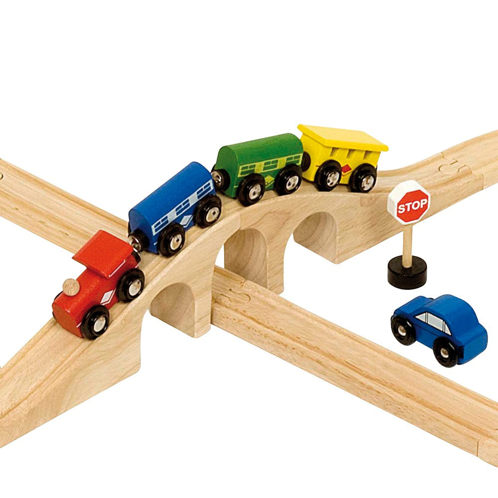 BigJigs Rail - Figure of Eight Train Set - Lily and Grace