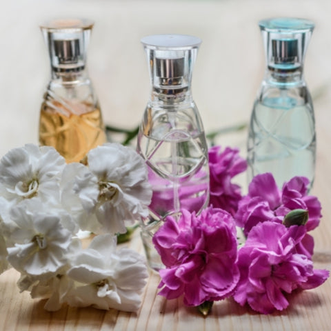 bottles of perfume