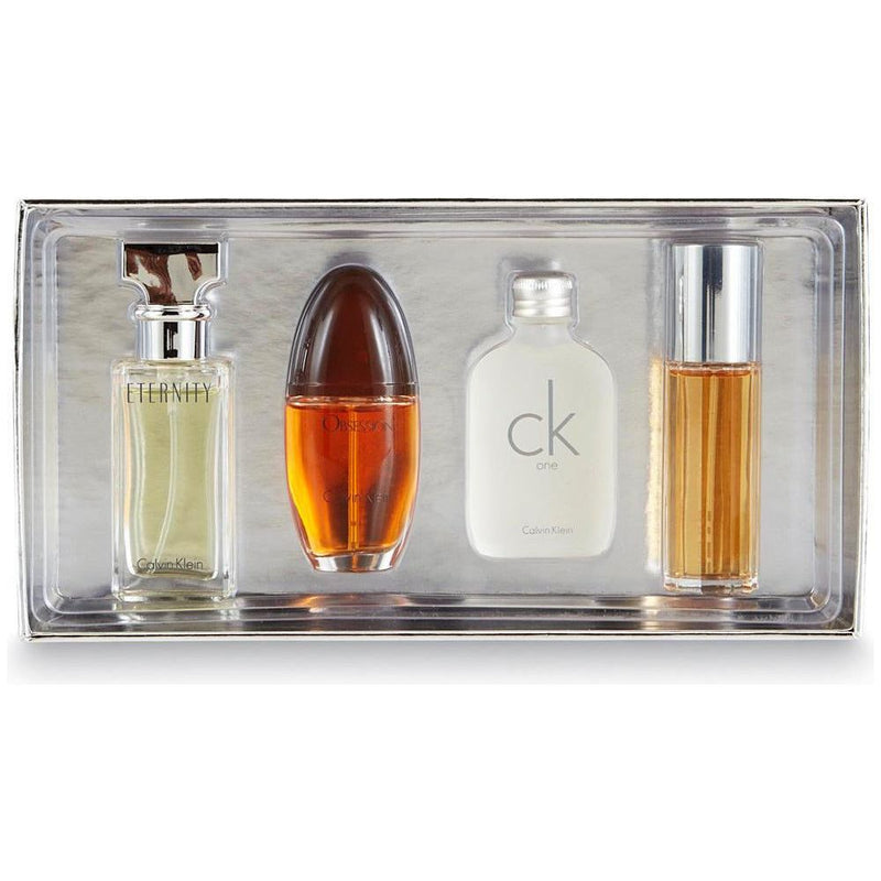 Calvin Klein Gift Set (4 pcs) perfume women EDT / EDP 0.5 oz New in Bo ...