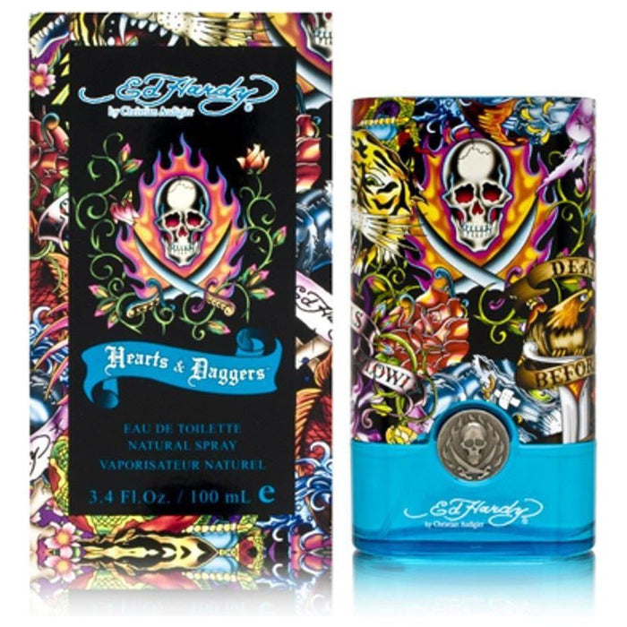 Ed Hardy Hearts & Daggers 3.4 oz EDT Cologne Spray for Men – Perfume Empire