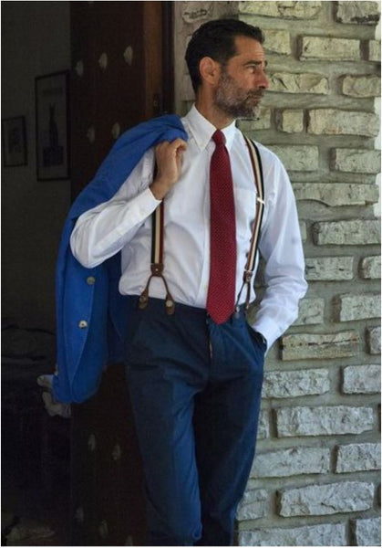 how to wear trouser braces