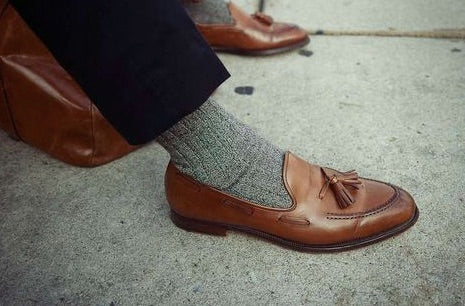 loafer and socks