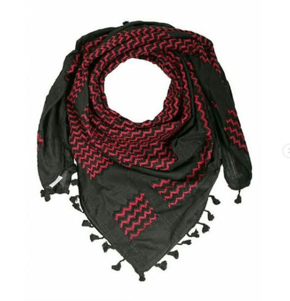 jak nosić keffiyeh