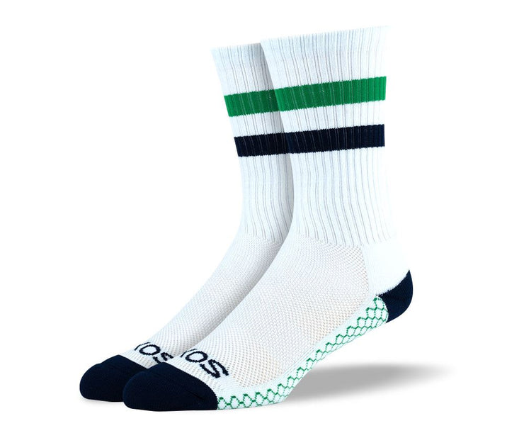 athletic socks white