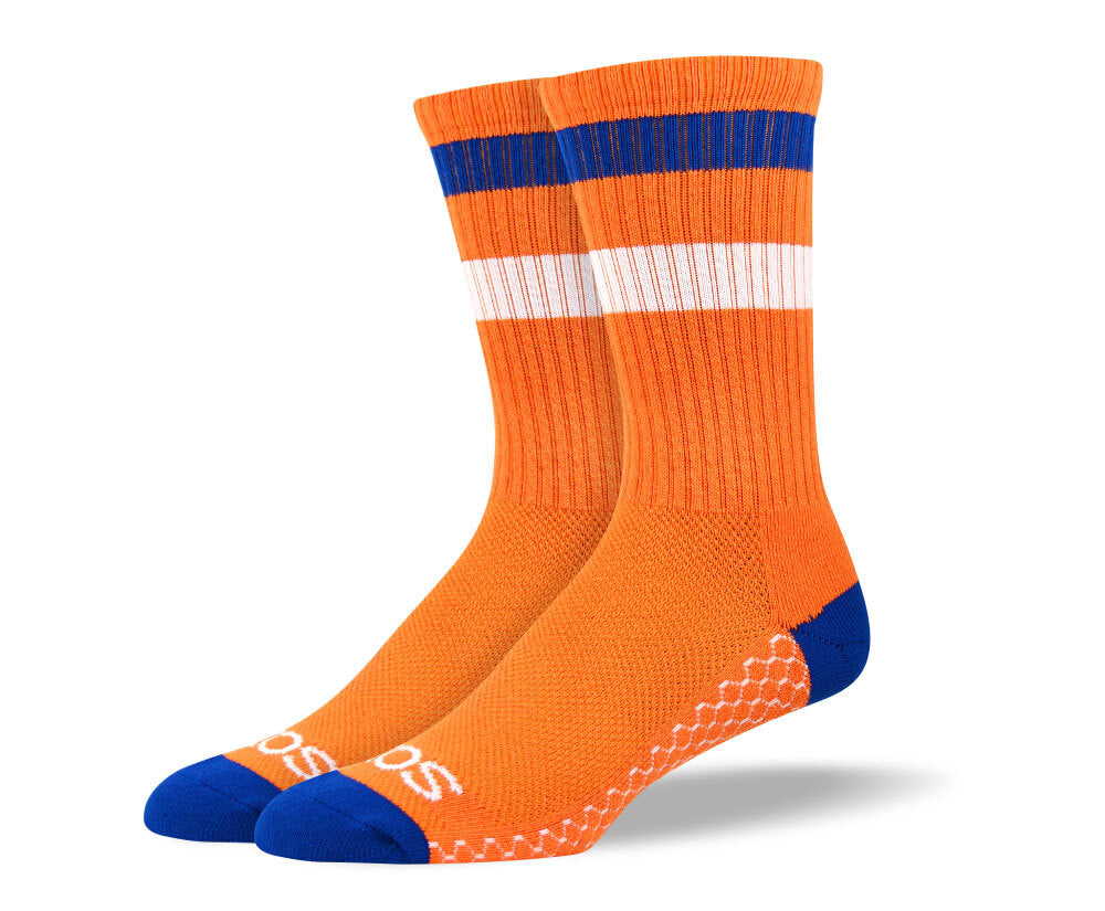 orange athletic socks