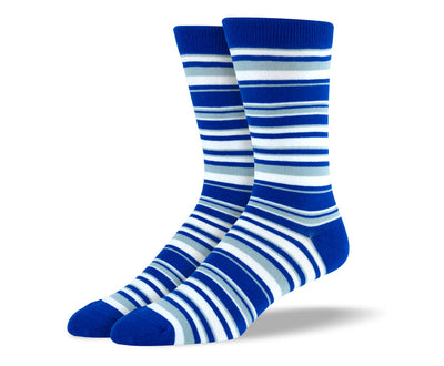 blue striped socks mens