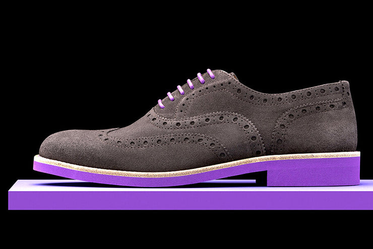 purple dress shoes
