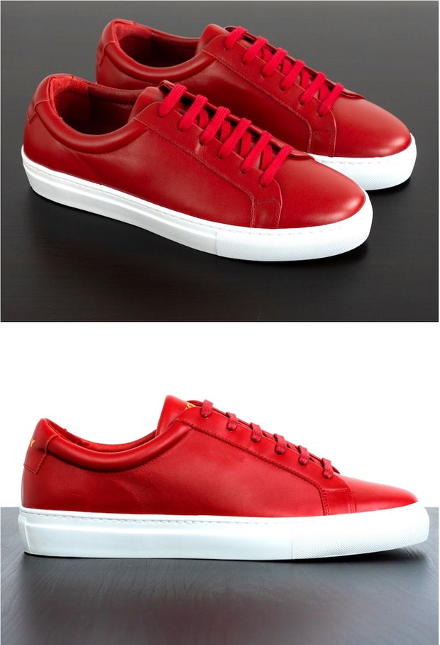 mens sneakers red