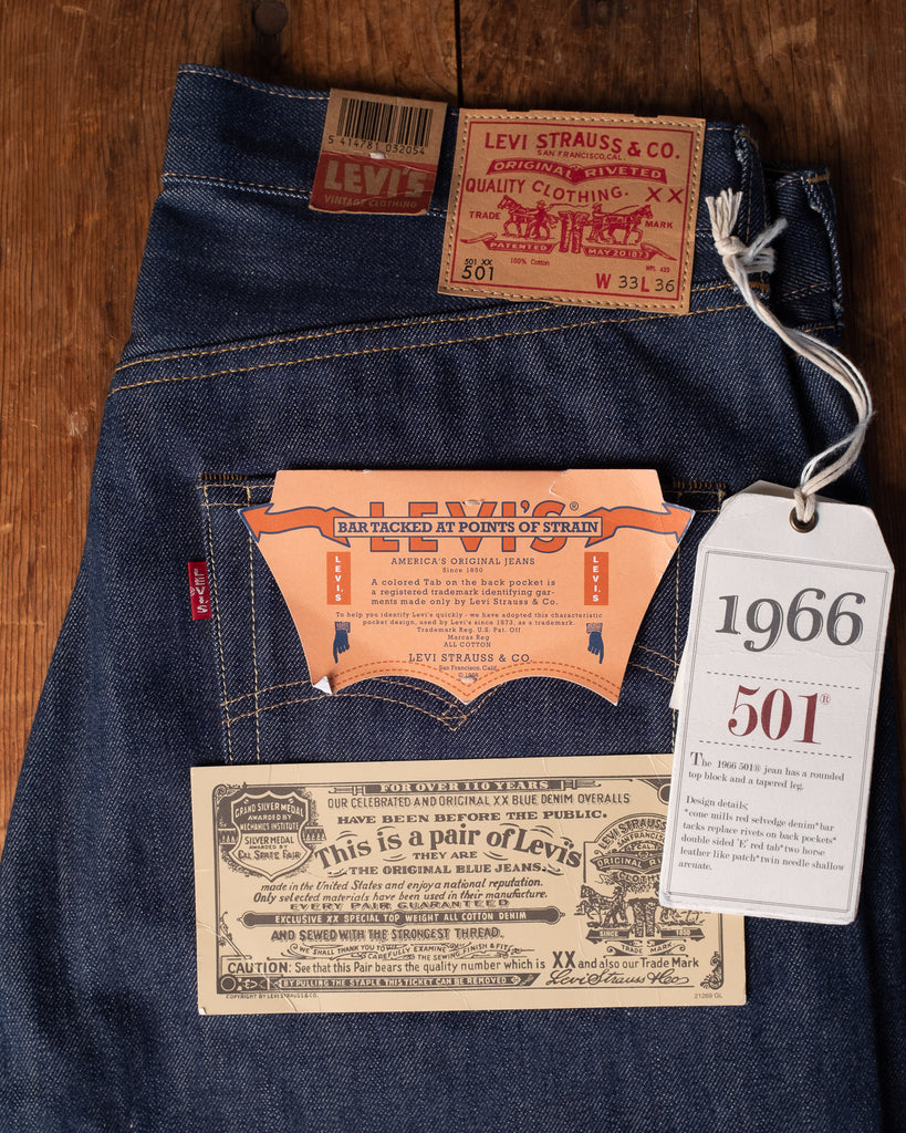 levi's vintage clothing 1966 501