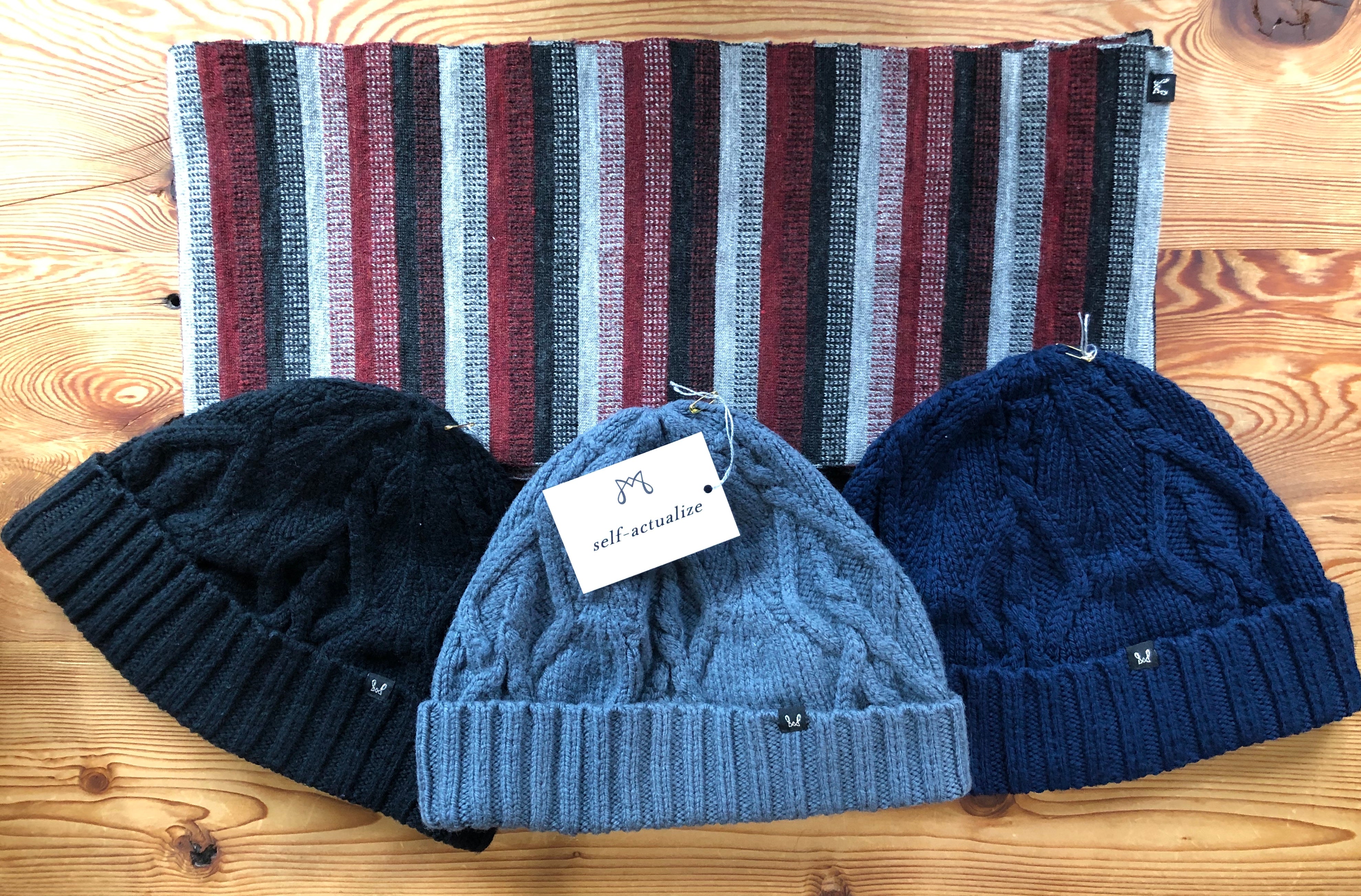 Myrrhia Fine Knitwear Wool Caps