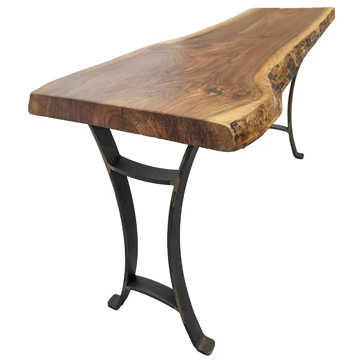 61" Live Edge Walnut Sofa Table