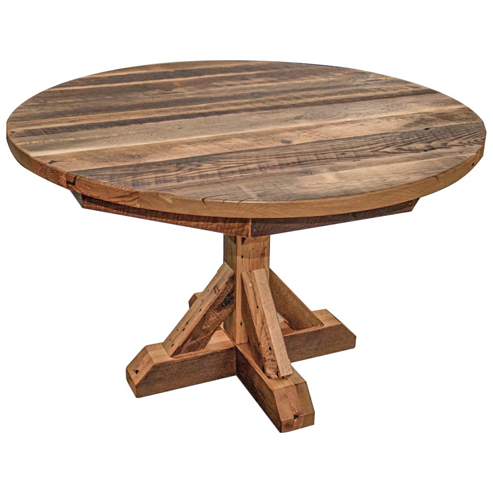 round dining table with 2 leaves